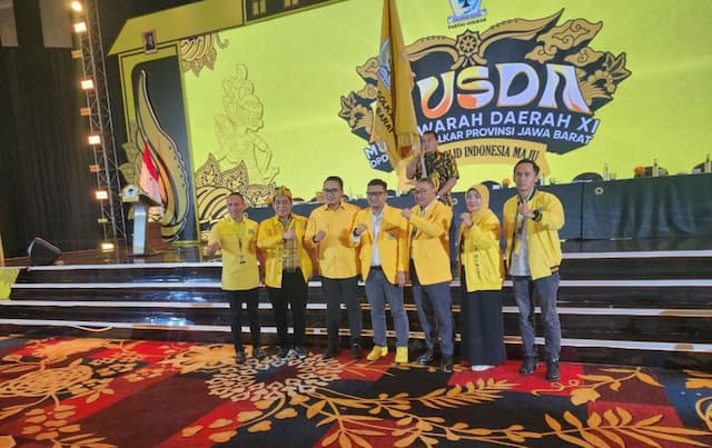 Daniel Muttaqien Terpilih Jadi Ketua Golkar Jabar, Ade Jaro Tekankan Sinergitas dengan KDM