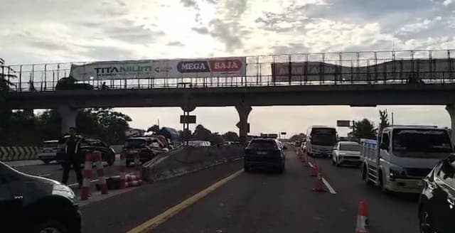 Arus Balik Libur Paskah, Contraflow Diberlakukan di KM 55-47 Tol Japek