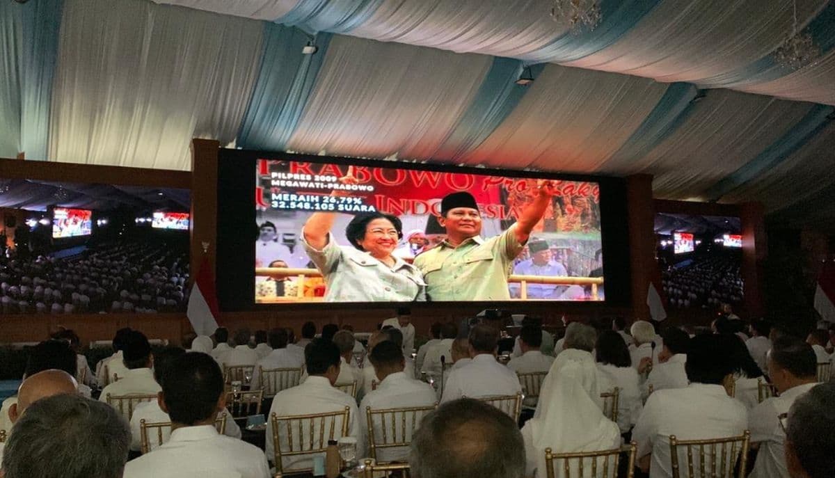Kilas Balik Perjalanan Politik Prabowo Diputar di Istana, Termasuk saat Bersama Megawati di Pilpres 2009