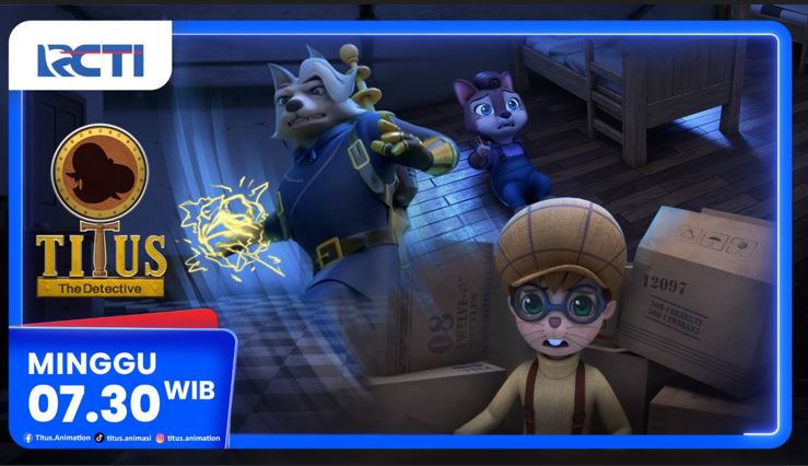 Titus Animasi Episode - I AINT AFRAID NO GHOST, Minggu 12 April 2026 Jam 07.30 Pagi di RCTI