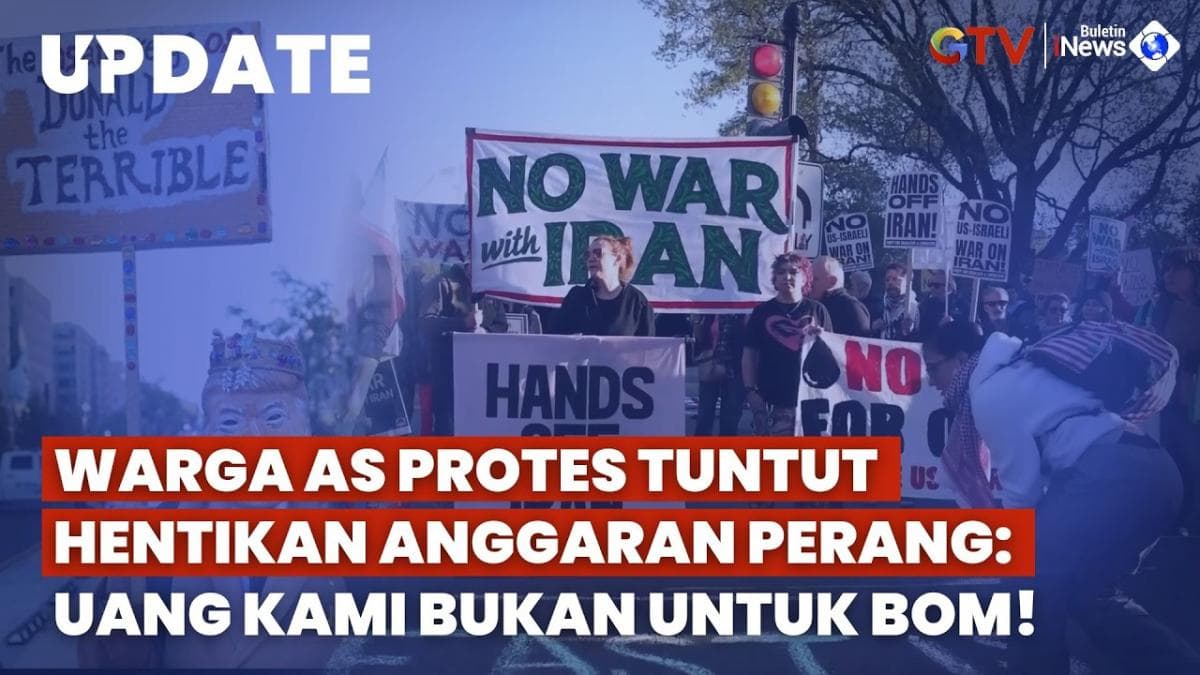 Demo Pecah di Washington DC! Warga Tuntut Hentikan Anggaran Perang AS ke Iran Demo Pecah di Washington DC! Warga Tuntut Hentikan Anggaran Perang AS ke Iran
