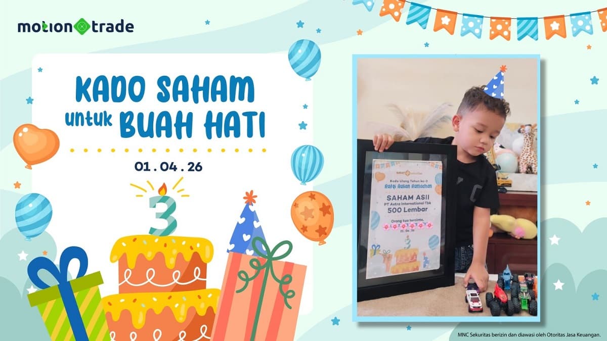 Hadiah Unik Ulang Tahun, Investor MNC Sekuritas Beri Kado Saham ASII kepada Anak
