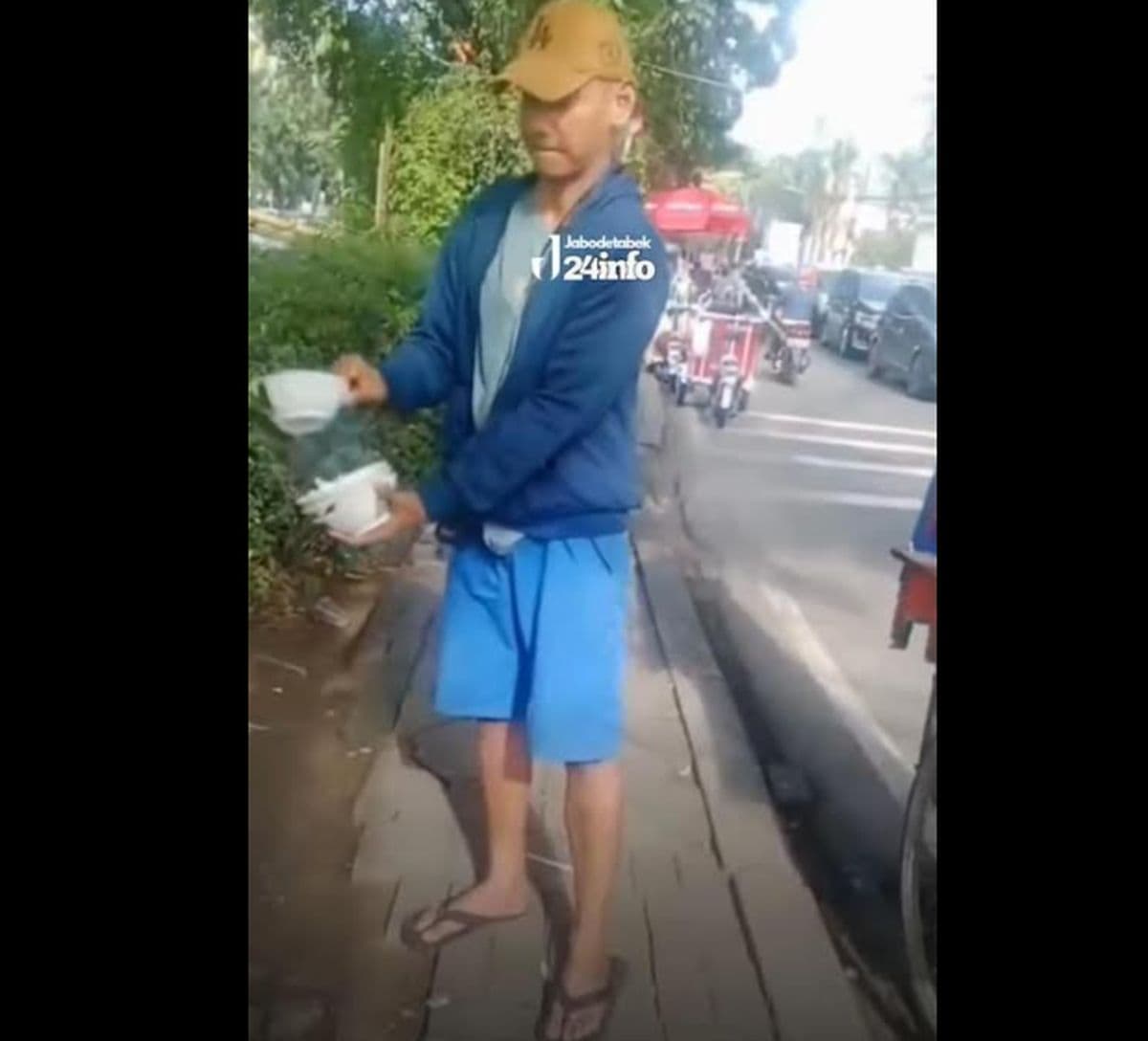 Viral! Bang Jago Ngamuk di Tanah Abang, Palak Pedagang Bakso Rp100 Ribu