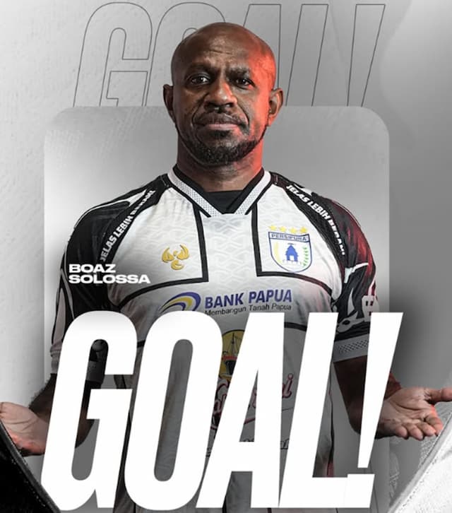 Kisah Legenda Timnas Indonesia Boaz Solossa, Mencatatkan Gol Ke-100 Bersama Persipura Jayapura di Usia 40 Tahun