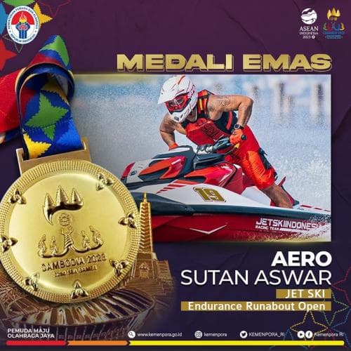 Ini Riwayat Pendidikan Aqsa Sutan Aswar, Atlet Jetski yang Menolak Tawaran Jadi PNS