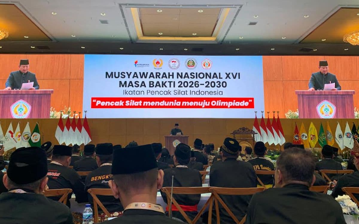 Kelakar Prabowo ke Nachrowi Ramli di Munas IPSI: Dia Disiplin, Saya Nakal tapi Presiden