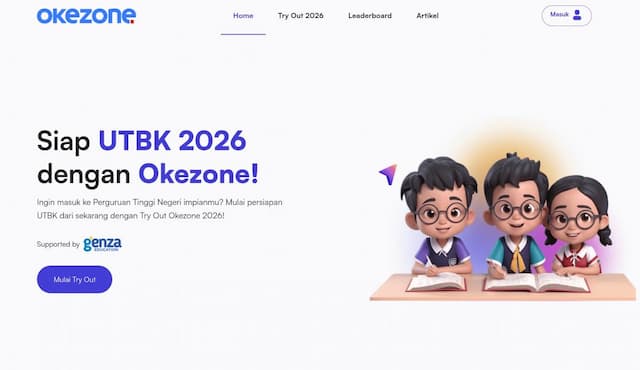 Gratis! Cara Daftar dan Ikut Tryout UTBK 2026 di Okezone