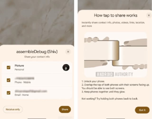 Google Kembangkan Fitur Tap to Share yang Mirip NameDrop Apple, Ini Cara Kerjanya Google Kembangkan Fitur Tap to Share yang Mirip NameDrop Apple, Ini Cara Kerjanya