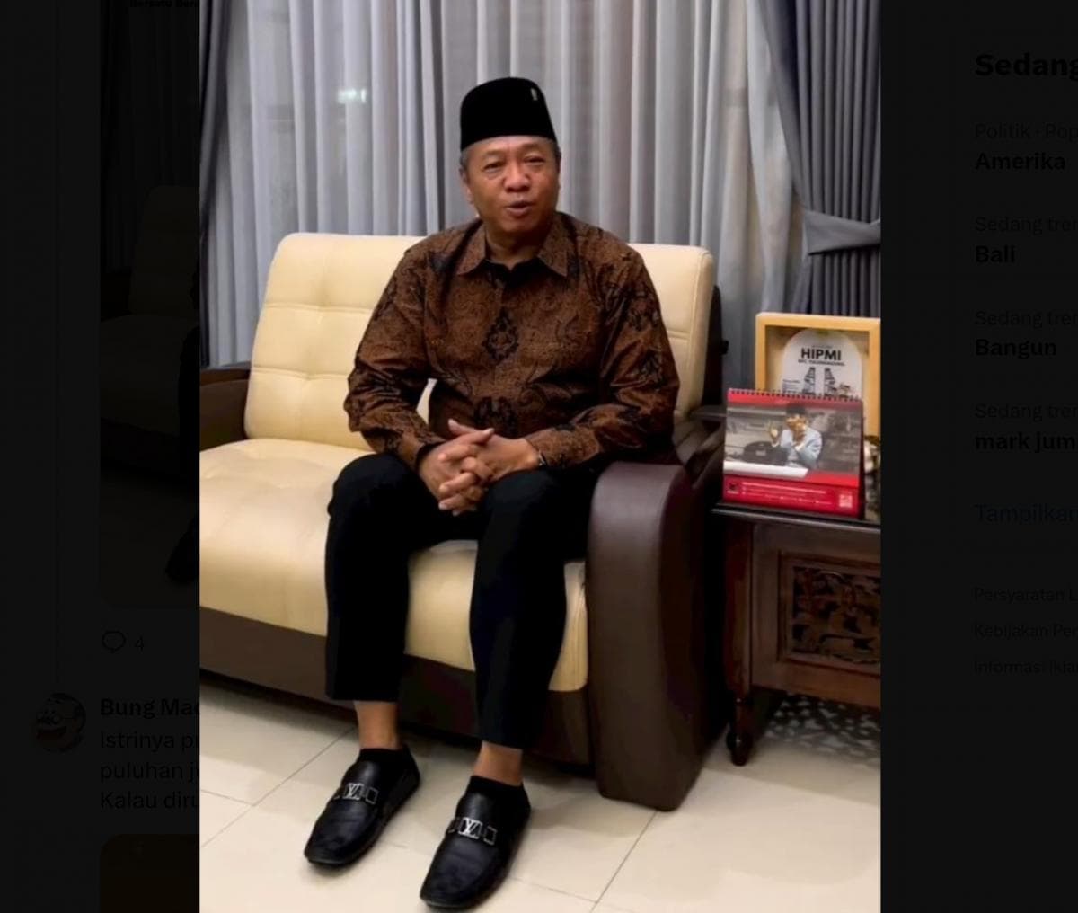 Viral Sepatu Mewah LV Bupati Tulungagung Disita KPK, Netizen Sebut Barang KW