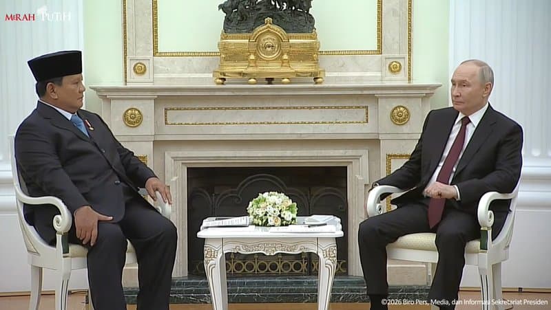 Prabowo Terima Kasih ke Putin Bantu Indonesia Masuk BRICS