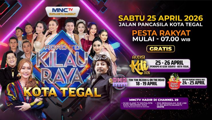 MNCTV Lebih Dekat dengan Pemirsa, Hadirkan Road to Kilau Raya di Kota Tegal