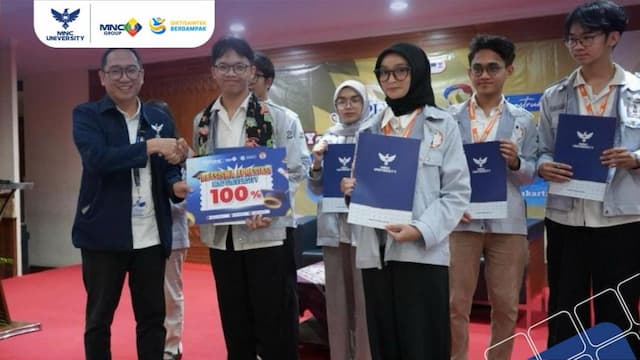 Wujud Kepedulian pada Calon Pemimpin, MNC University Guyur Pengurus Forum OSIS Jakarta Pusat dengan Beasiswa