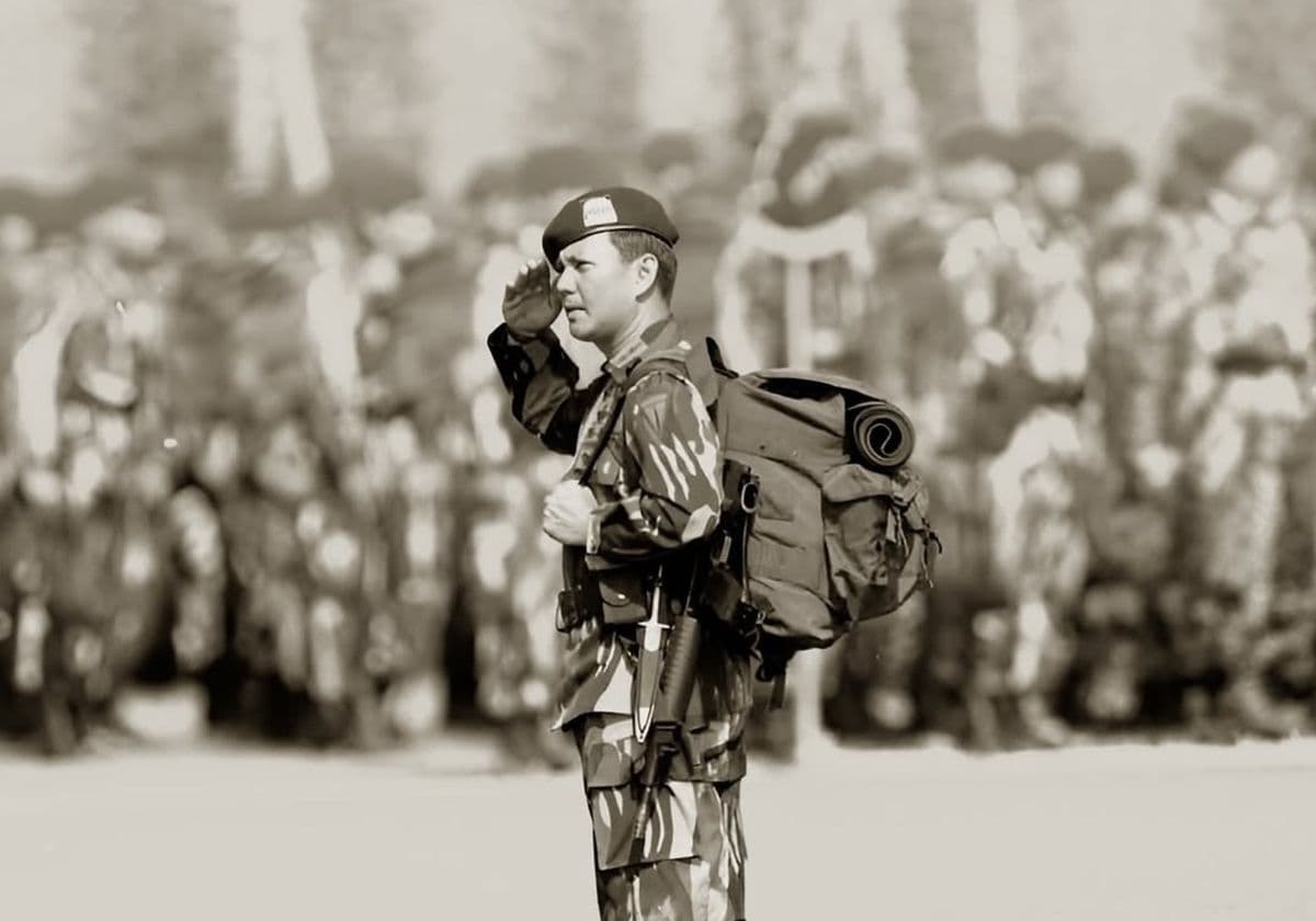 Prabowo Unggah Foto Berbaret, Ucapkan HUT Ke-74 Kopassus