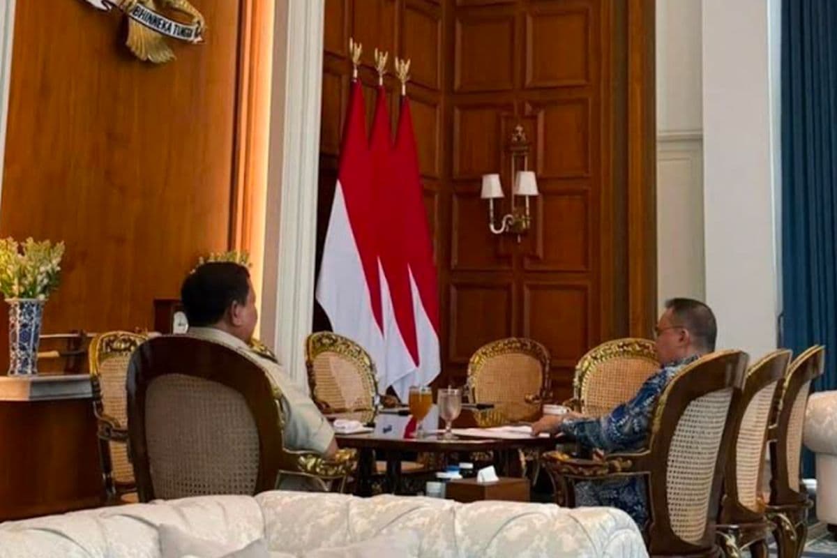 Prabowo dan Dasco Bertemu Empat Mata di Istana, Ada Apa?