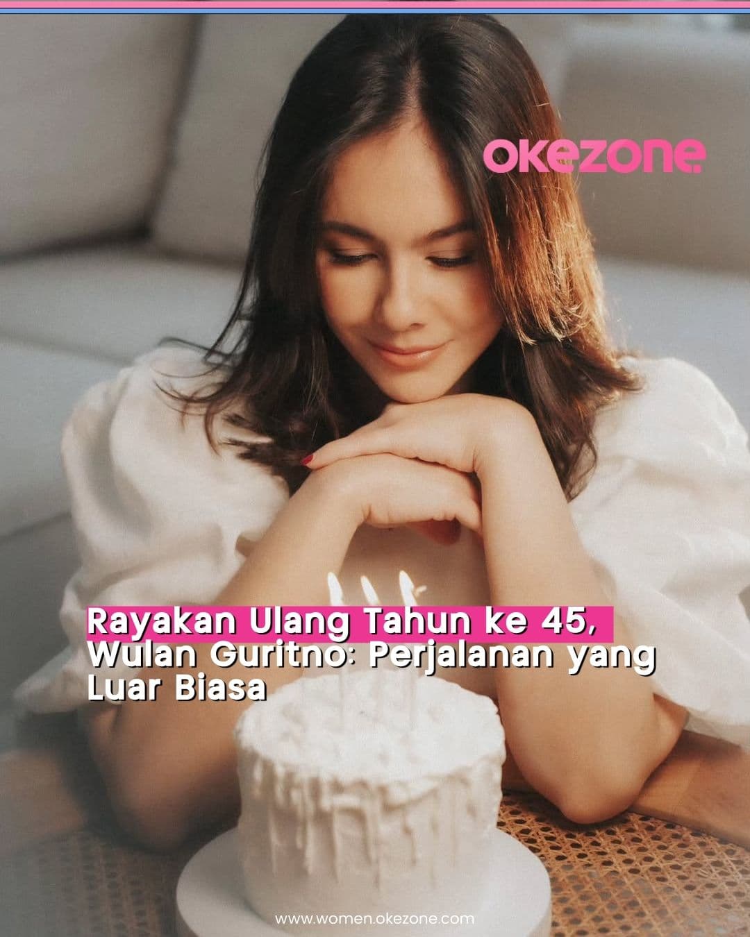 Potret Terbaru Wulan Guritno di Ultah ke-45 Usai Oplas di Korea, Bikin Pangling!