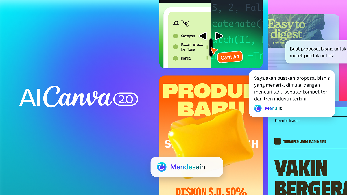 Canva AI 2.0 Resmi Meluncur, Ubah Alat Desain Jadi Ekosistem Kerja Berbasis Agen