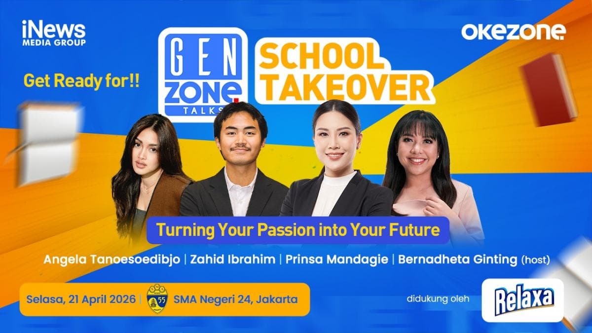 Genzone Talks School Take Over Bareng Relaxa, Ajak Siswa Temukan Passion Sejak Dini