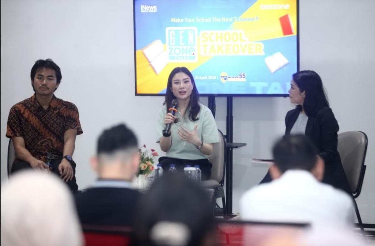 Okezone Gelar Genzone Talks School Take Over di SMAN 55 Jakarta, Ajak Siswa Siap Hadapi Dunia Karier