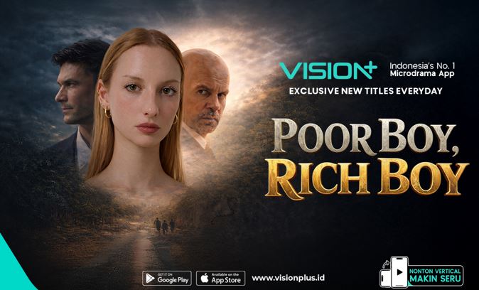 Serunya Cinta vs Kekuasaan di Microdrama &ldquo;Poor Boy, Rich Boy&rdquo;, Streaming di VISION+