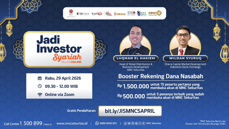 Mau Investasi yang Berkah? Ayo Belajar Jadi Investor Syariah Secara Gratis Bersama MNC Sekuritas