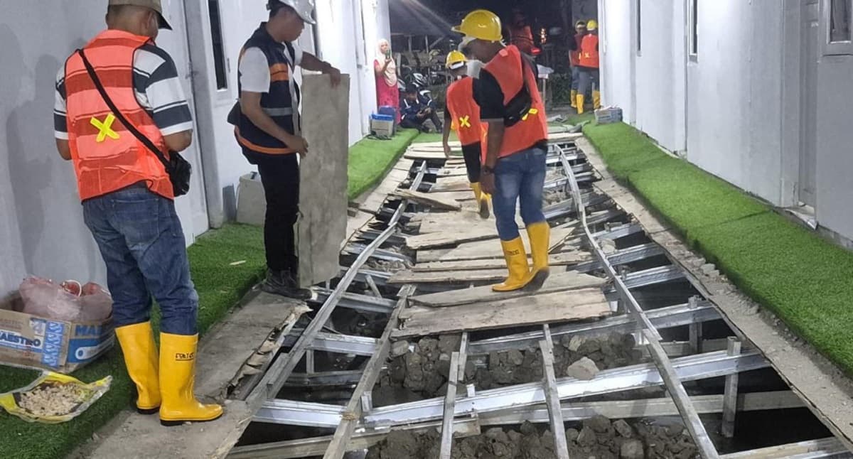 Proyek Huntara di Aceh Dievaluasi, Fasilitas Pejalan Kaki Dibenahi