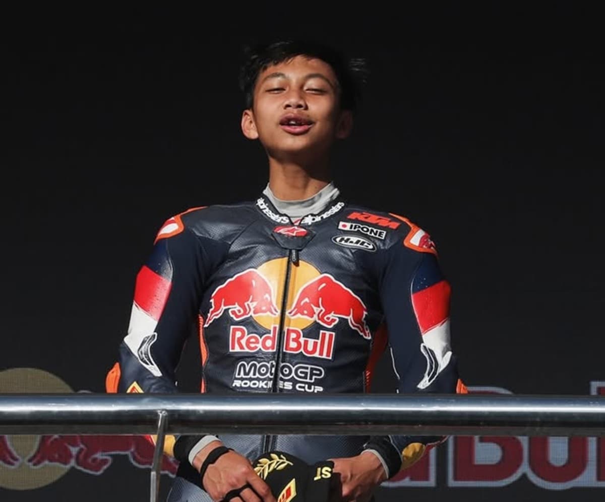 Pendidikan Kiandra Ramadhipa, Pembalap Indonesia yang Juara Race 2 Red Bull Rookies Cup Spanyol 2026
