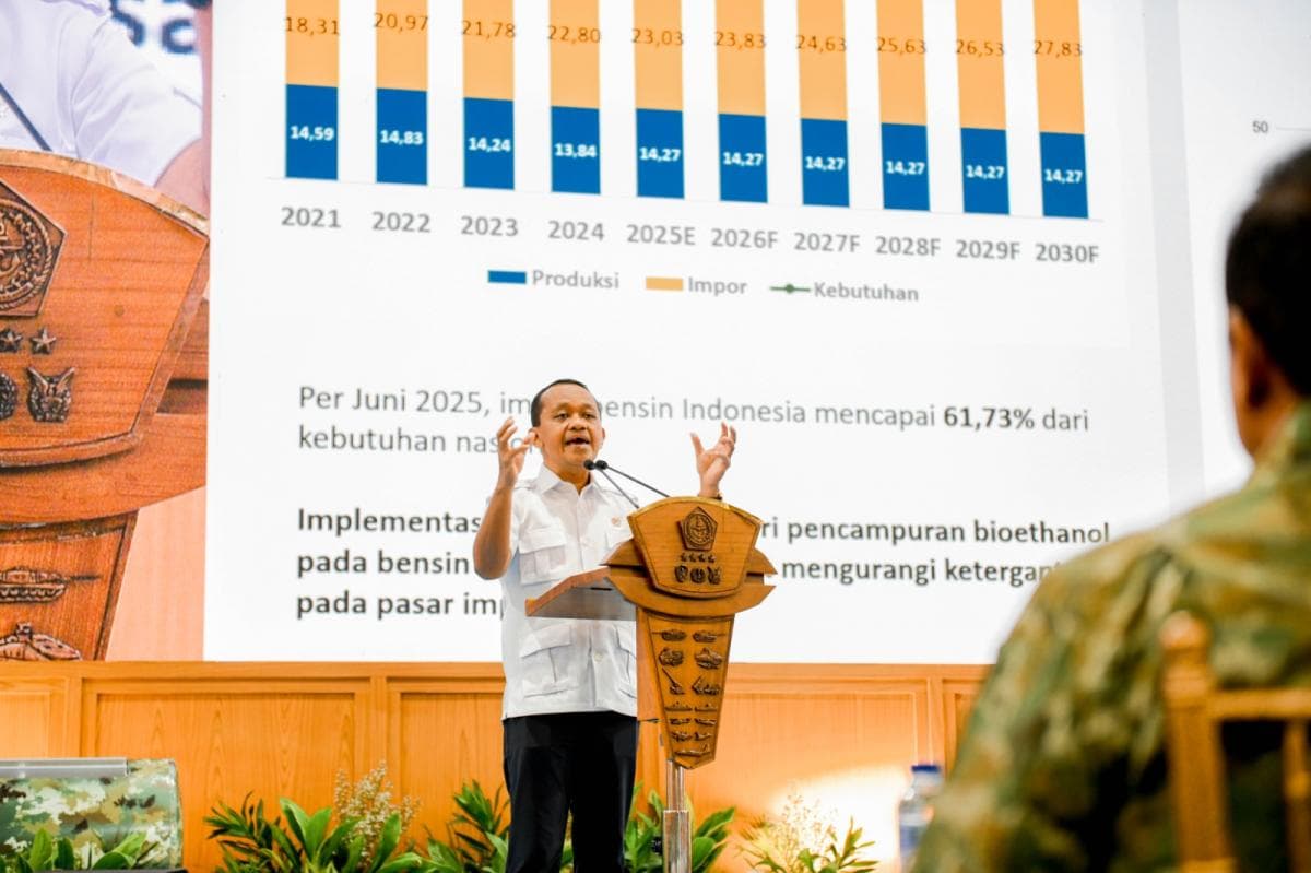 Bahlil Pamer Indonesia Tempati Peringkat Kedua Ketahanan Energi Terbaik Dunia