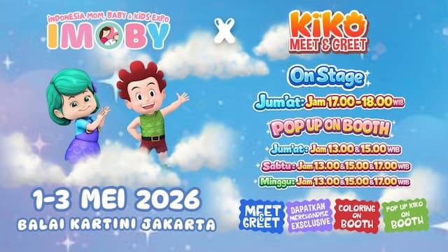 Kiko dan Lola Bakal Meriahkan Meet and Greet IMOBY 2026 di Balai Kartini