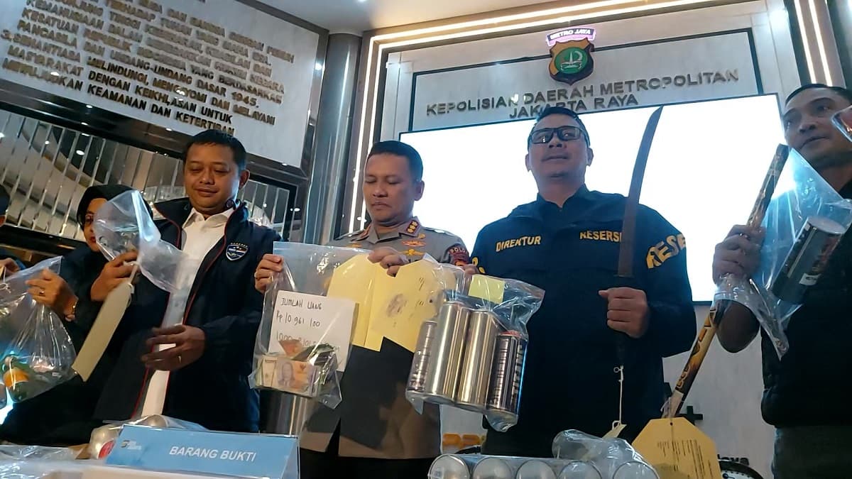 Polisi Tangkap 101 Orang Diduga Hendak Buat Rusuh saat May Day, Sita Sajam