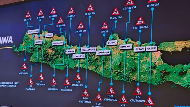 Jakarta, Demak hingga Semarang Terancam Tenggelam di 2050