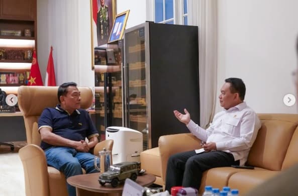 KSP Dudung Bertemu 4 Mata dengan Moeldoko, Apa yang Dibahas?