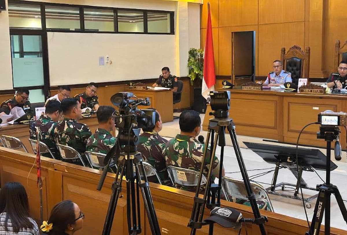 5 Saksi dari BAIS TNI Diperiksa di Sidang Andrie Yunus