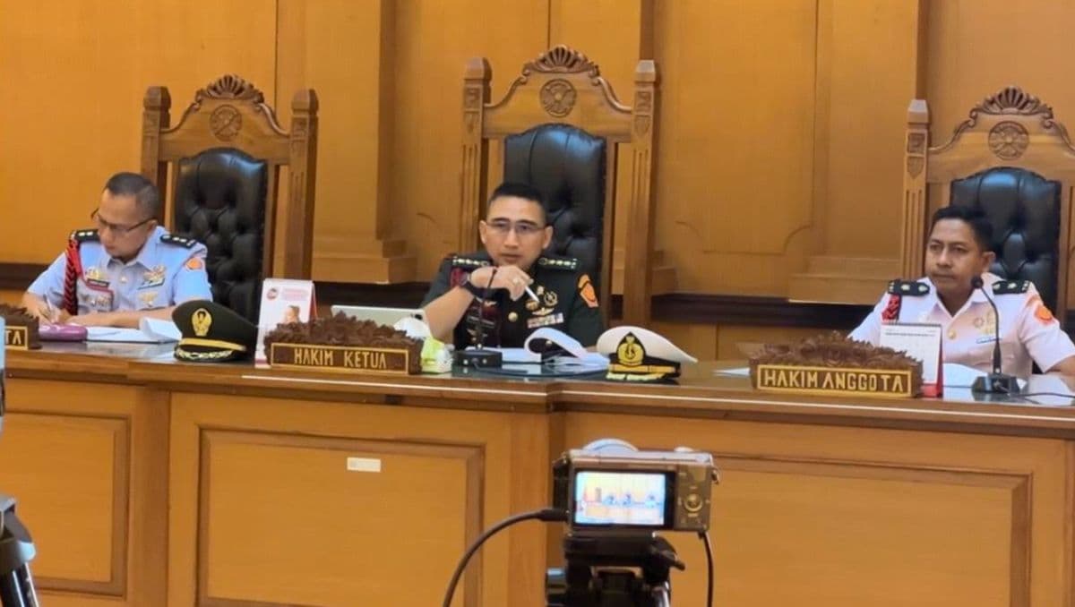 Hakim Minta Oditur Hadirkan Ahli Kimia di Sidang Andrie Yunus