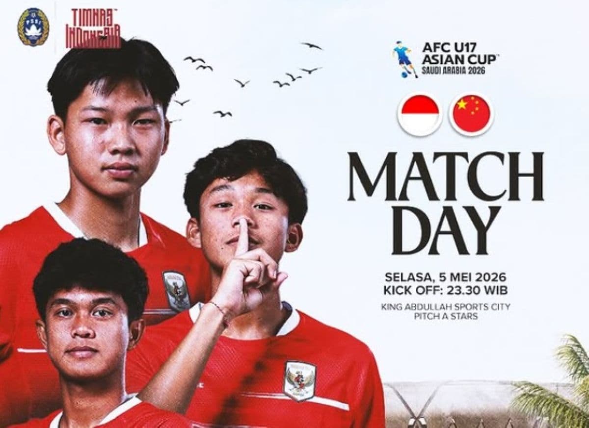 Hasil Timnas Indonesia U-17 vs China U-17 di Babak Pertama: Garuda Asia Tertekan, Skor Masih 0-0