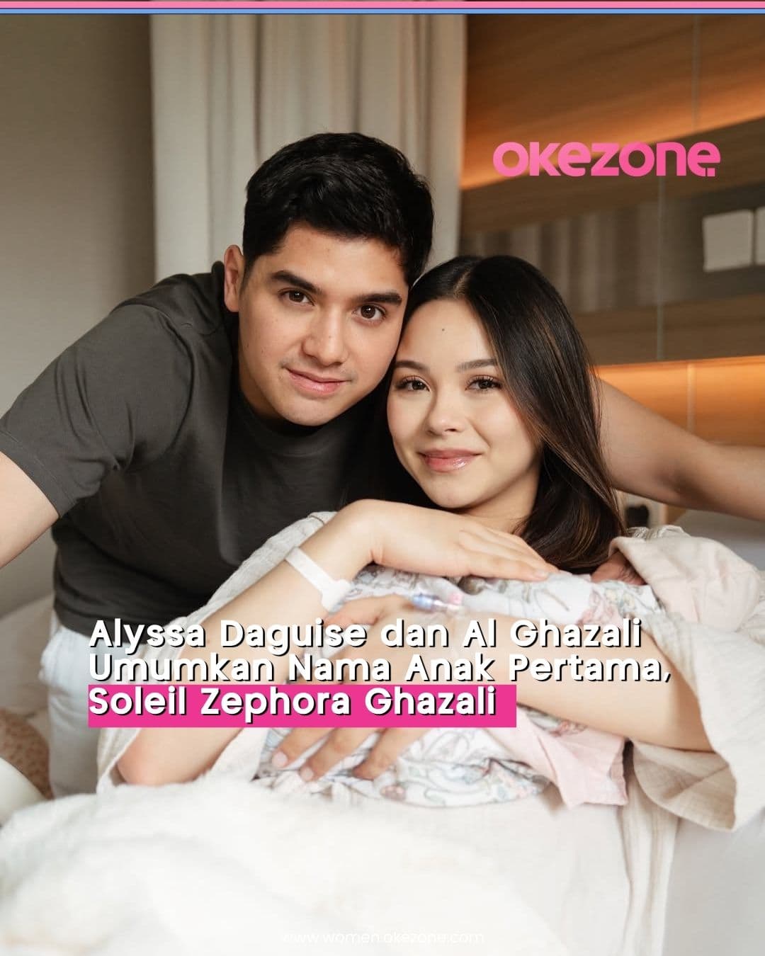 Potret Alyssa Daguise dan Al Ghazali Umumkan Kelahiran Anak Pertama, Beri Nama Soleil Zephora Ghazali