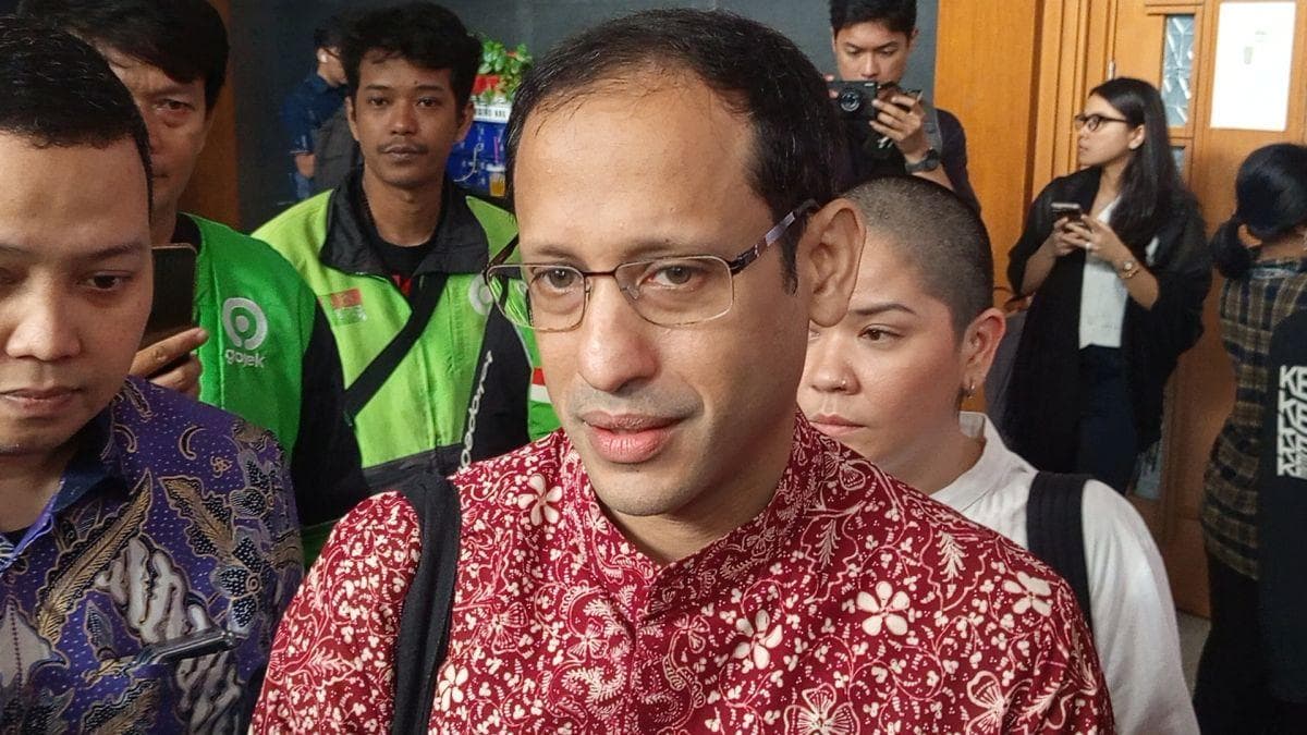 Nadiem Tiba di PN Jakarta Pusat Jelang Pembacaan Tuntutan