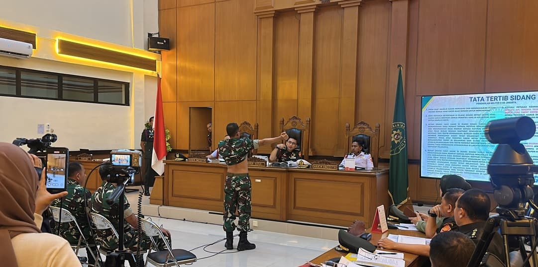 Pelaku Penyiraman Air KerasAndrie Yunus Memohon untuk Tidak Dipecat dari TNI