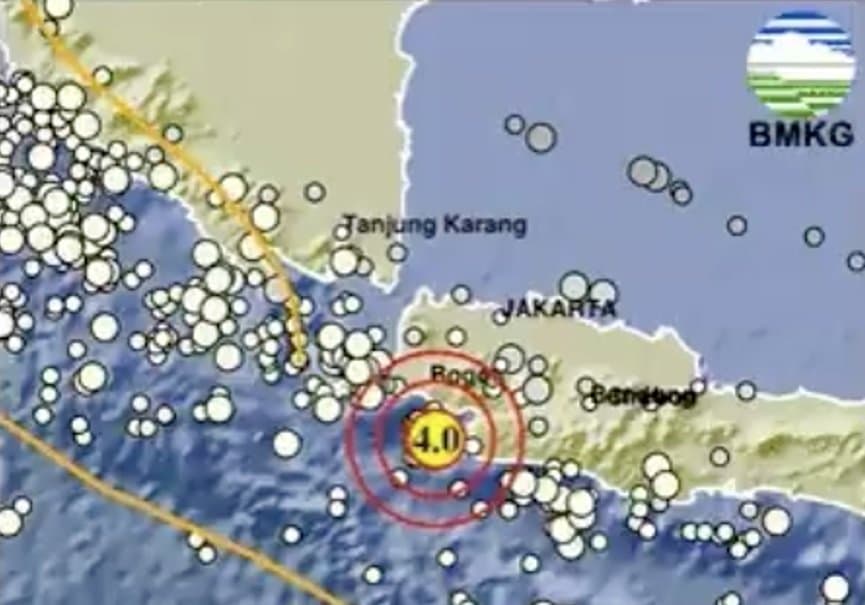 Gempa Dangkal M4,0 Guncang Bayah Banten, Tidak Berpotensi Tsunami!