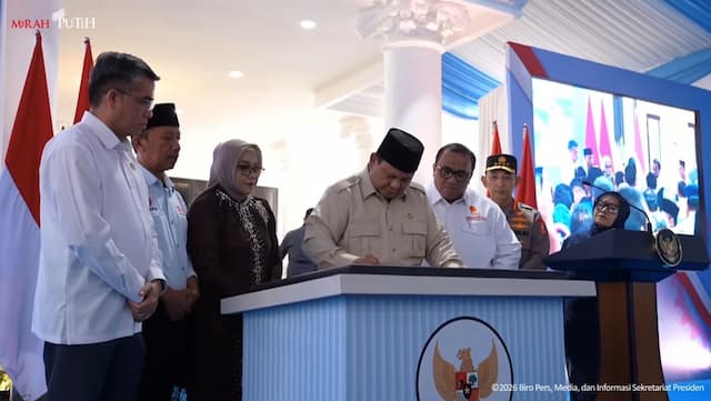 Momen Prabowo Resmikan Museum dan Rumah Singgah Marsinah di Nganjuk