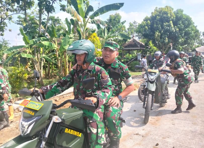 Danrem Warastratama Blusukan Cek Pembangunan Jalan di Sragen