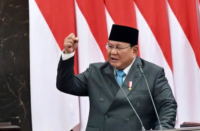 Ini Pidato Lengkap Presiden Prabowo di Rapat Paripurna DPR RI