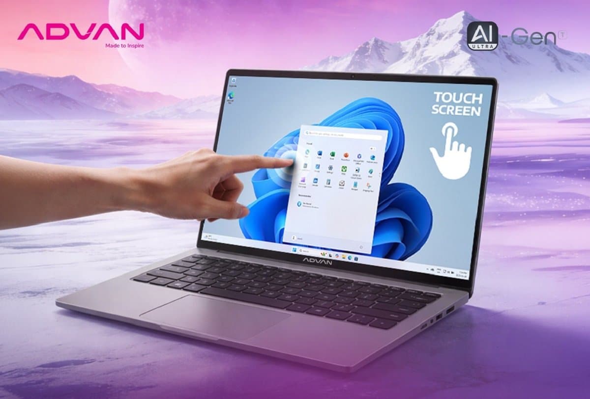 ADVAN Luncurkan Laptop AI AIGEN ULTRA, Cek Spesifikasi dan Harganya