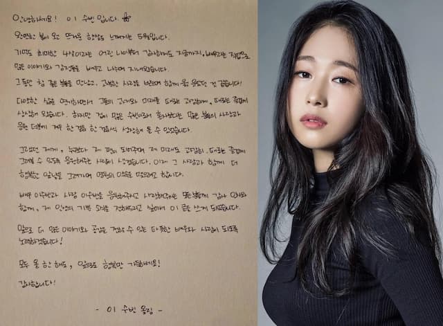 Aktris Lee Soo Bin Umumkan Pernikahan, Rahasiakan Sosok Suami