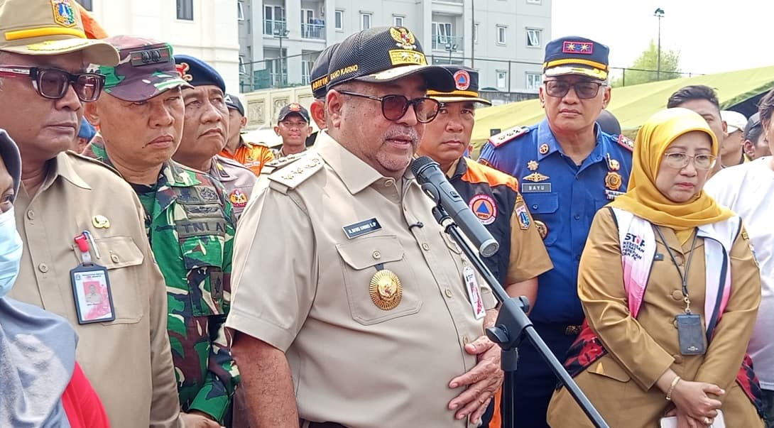 Kebakaran Pasar Jiung Kemayoran, Rano Karno: 304 Bangunan Ludes!