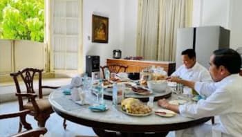Presiden Jokowi Ajak Makan Siang Prabowo di Istana Bogor