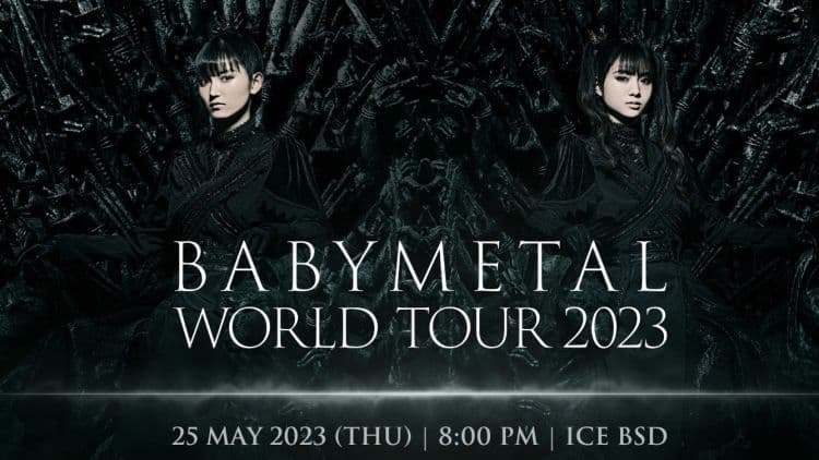 Tiket BABYMETAL world tour di Jakarta bisa di beli mulai hari ini!