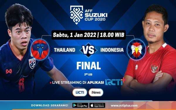 Ini Link Live Streaming Indonesia Vs Thailand Leg 2 Final Piala AFF 2020 Malam Ini