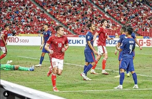 Egy Maulana Vikri Cetak Gol, Timnas Indonesia vs Thailand Sama Kuat 2-2