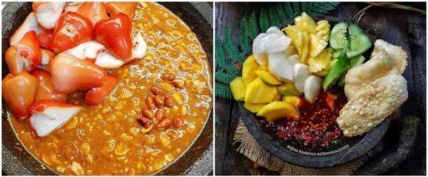 15 Cara membuat bumbu rujak buah, sederhana dan pedasnya nampol