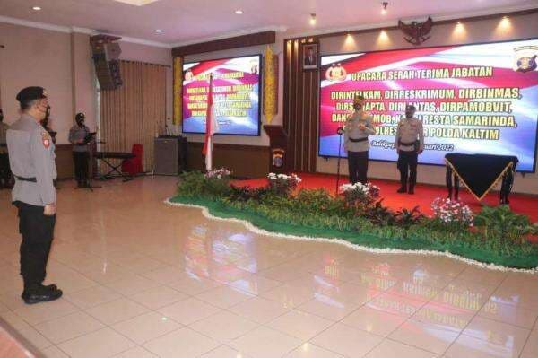 Catat, 7 Pejabat Utama dan 2 Kapolres di Kaltim Diganti